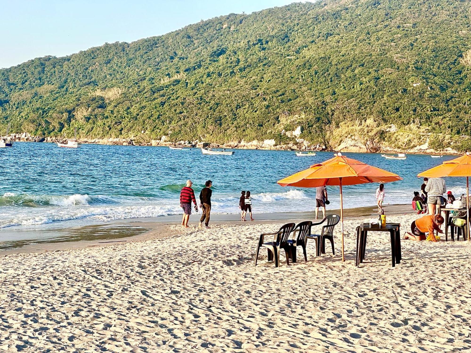 Centrinho, Churrasqueira E Piscina, Familia, Vista Mar Florianópolis Esterno foto